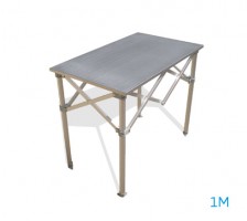 Table aluminium 1m